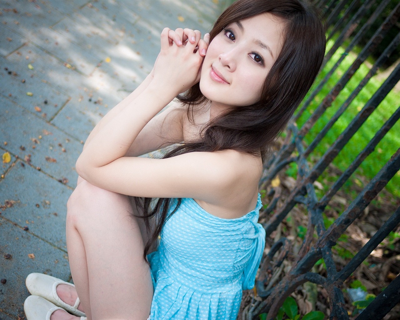 Tchaj-wan ovoce dívka krásné Tapety na plochu (10) #2 - 1280x1024