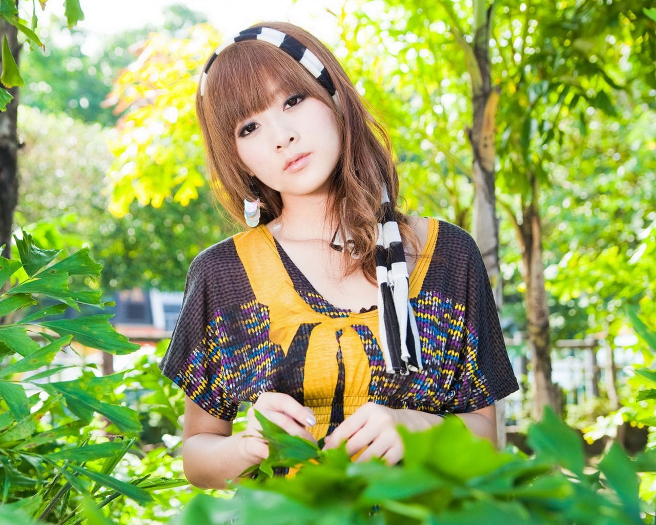 Tchaj-wan ovoce dívka krásné Tapety na plochu (11) #1 - 1280x1024