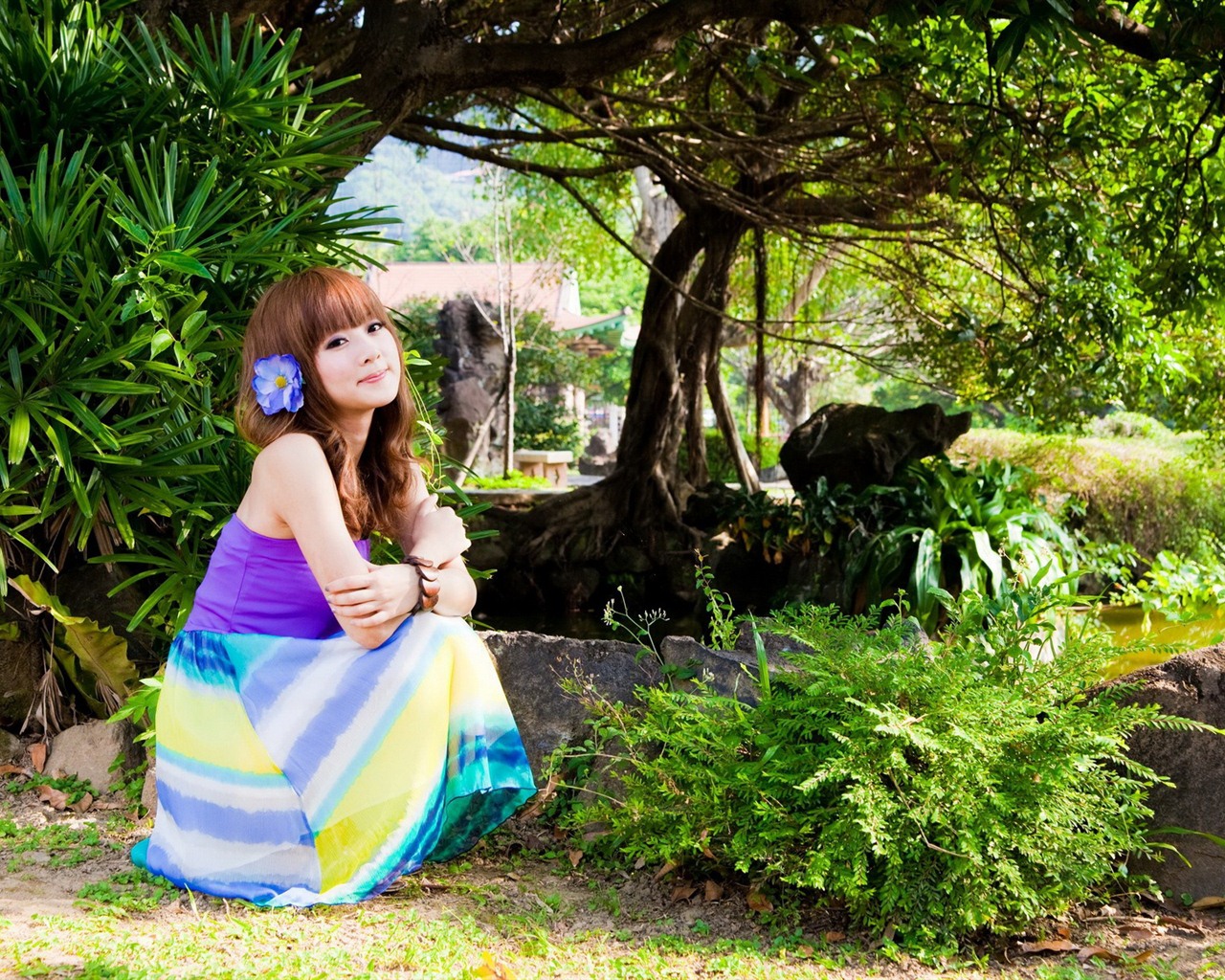 Tchaj-wan ovoce dívka krásné Tapety na plochu (11) #3 - 1280x1024
