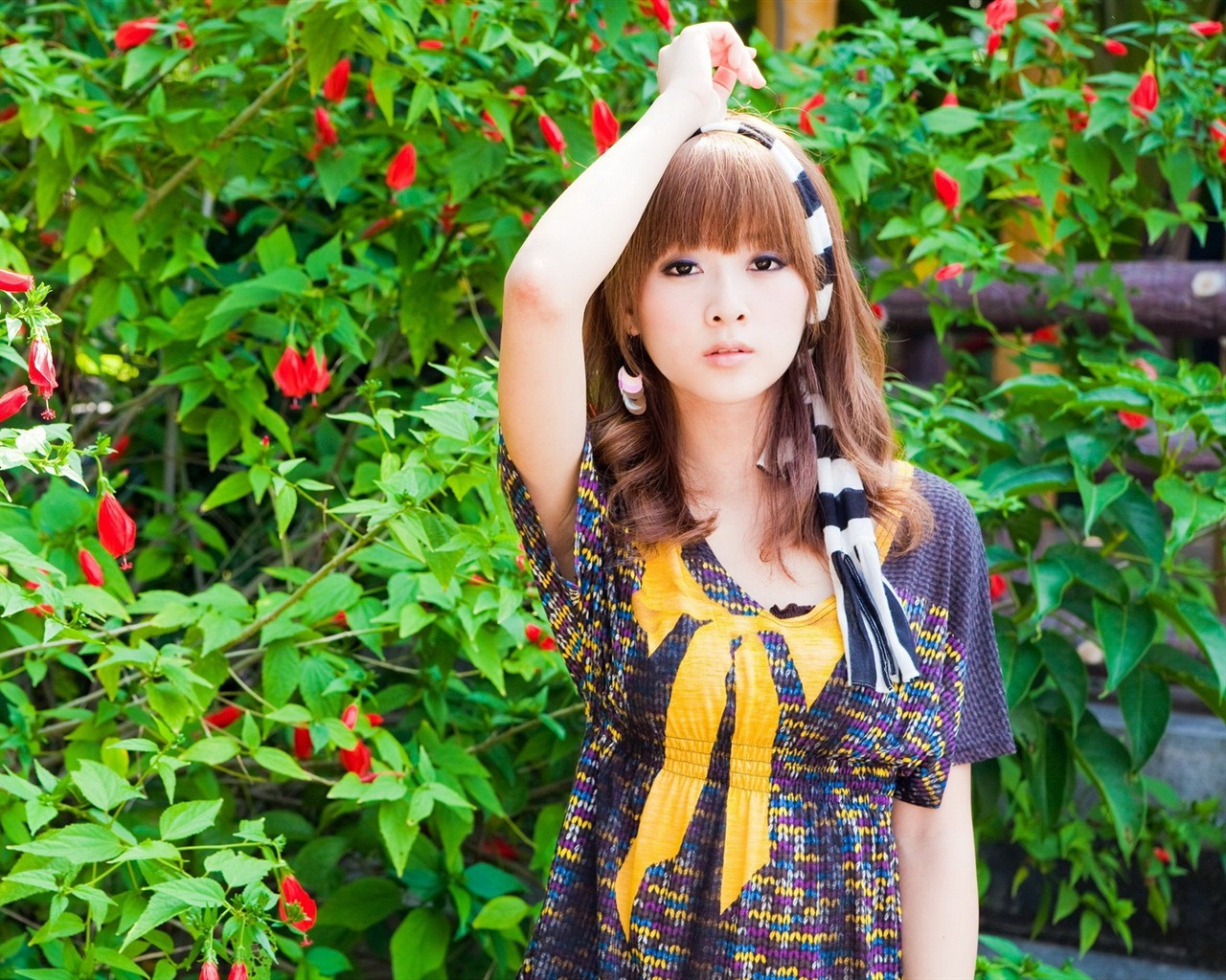 대만 과일 소녀 아름다운 월페이퍼 (11) #5 - 1280x1024