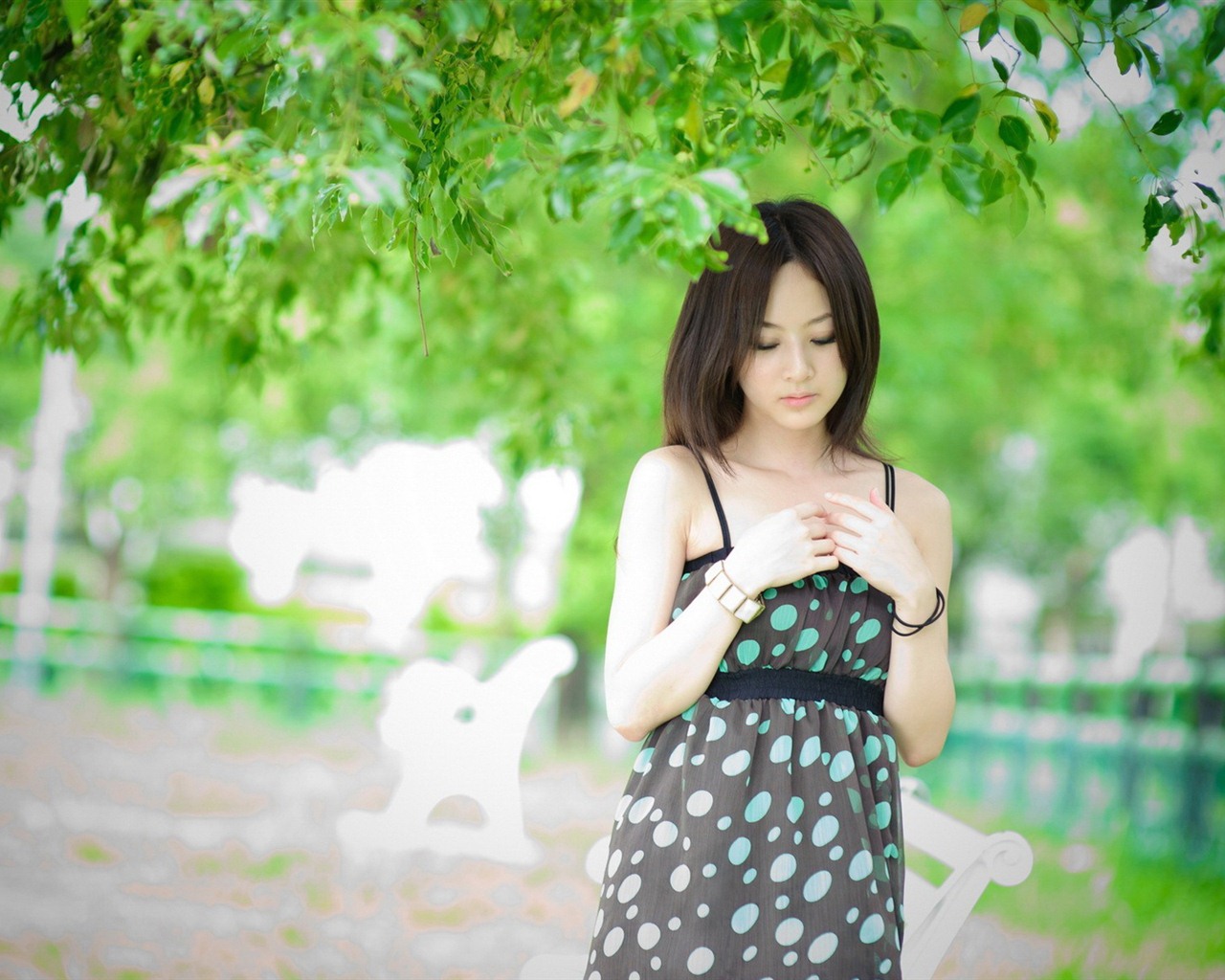 대만 과일 소녀 아름다운 월페이퍼 (11) #9 - 1280x1024