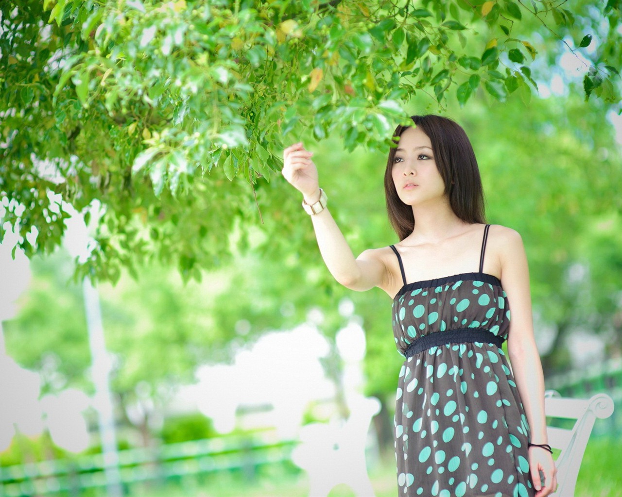 Тайвань фрукты девушки красивые обои (11) #10 - 1280x1024