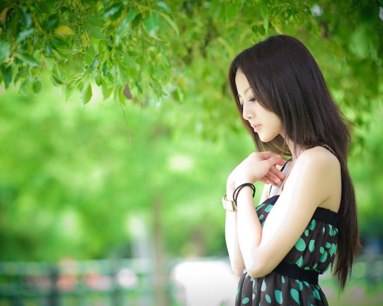 대만 과일 소녀 아름다운 월페이퍼 (11) #12 - 1280x1024