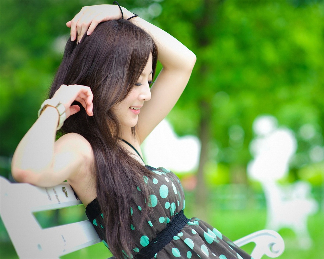 대만 과일 소녀 아름다운 월페이퍼 (11) #14 - 1280x1024