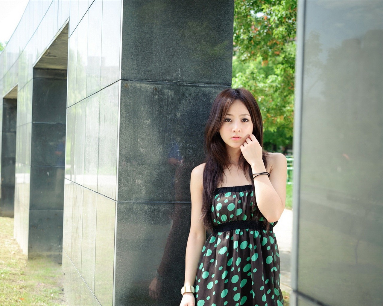 대만 과일 소녀 아름다운 월페이퍼 (11) #16 - 1280x1024