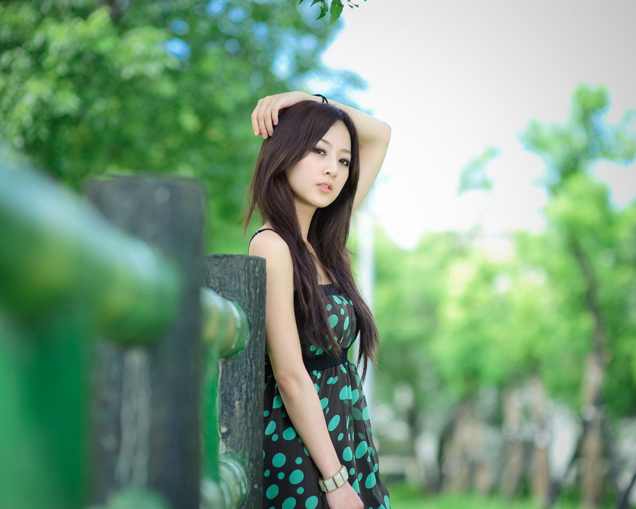 대만 과일 소녀 아름다운 월페이퍼 (11) #17 - 1280x1024