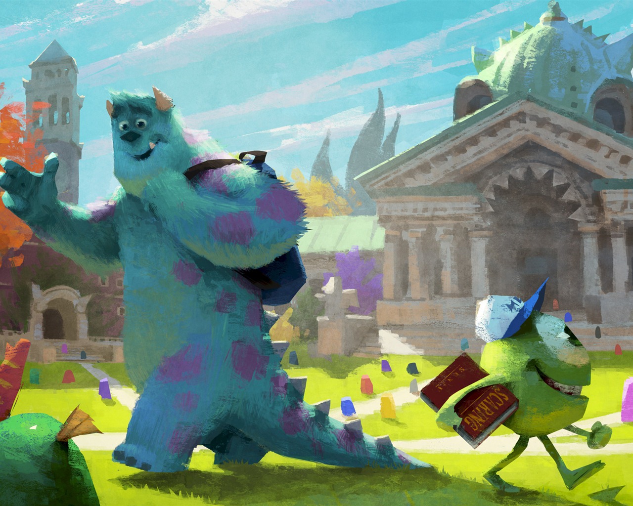 Monsters University HD wallpapers #8 - 1280x1024