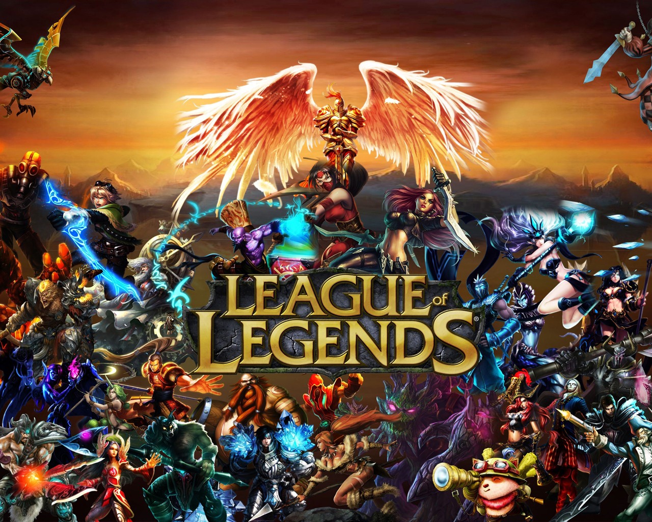 League of Legends juego en alta definición fondos de pantalla #1 - 1280x1024