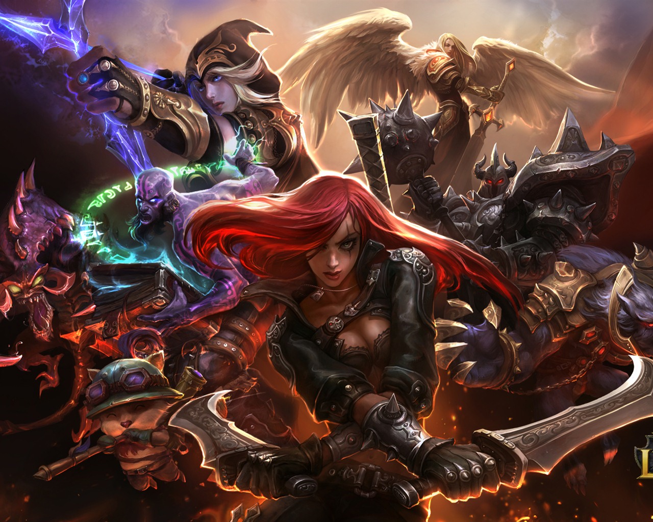 League of Legends hry HD wallpapers #9 - 1280x1024
