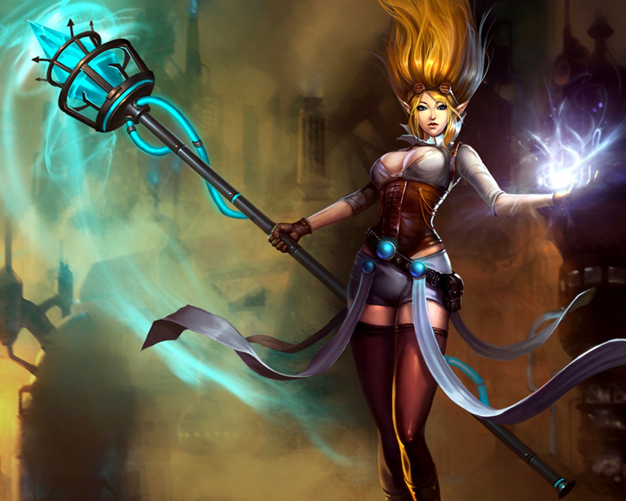 League of Legends schönes Mädchen Wallpaper #11 - 1280x1024