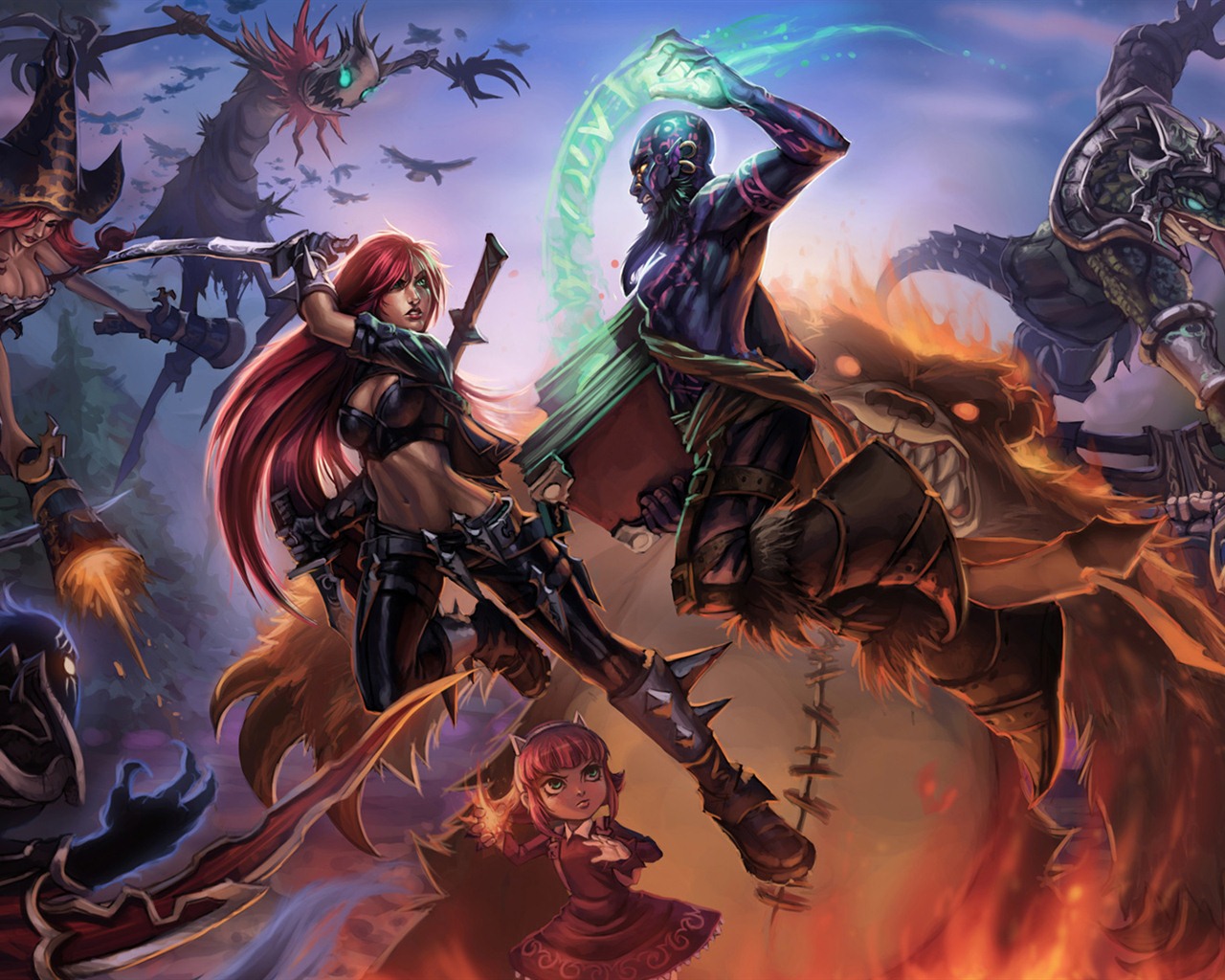 League of Legends beautiful girl wallpapers #26 - 1280x1024