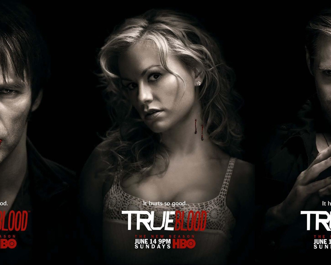 True Blood Serie de TV HD fondos de pantalla #5 - 1280x1024