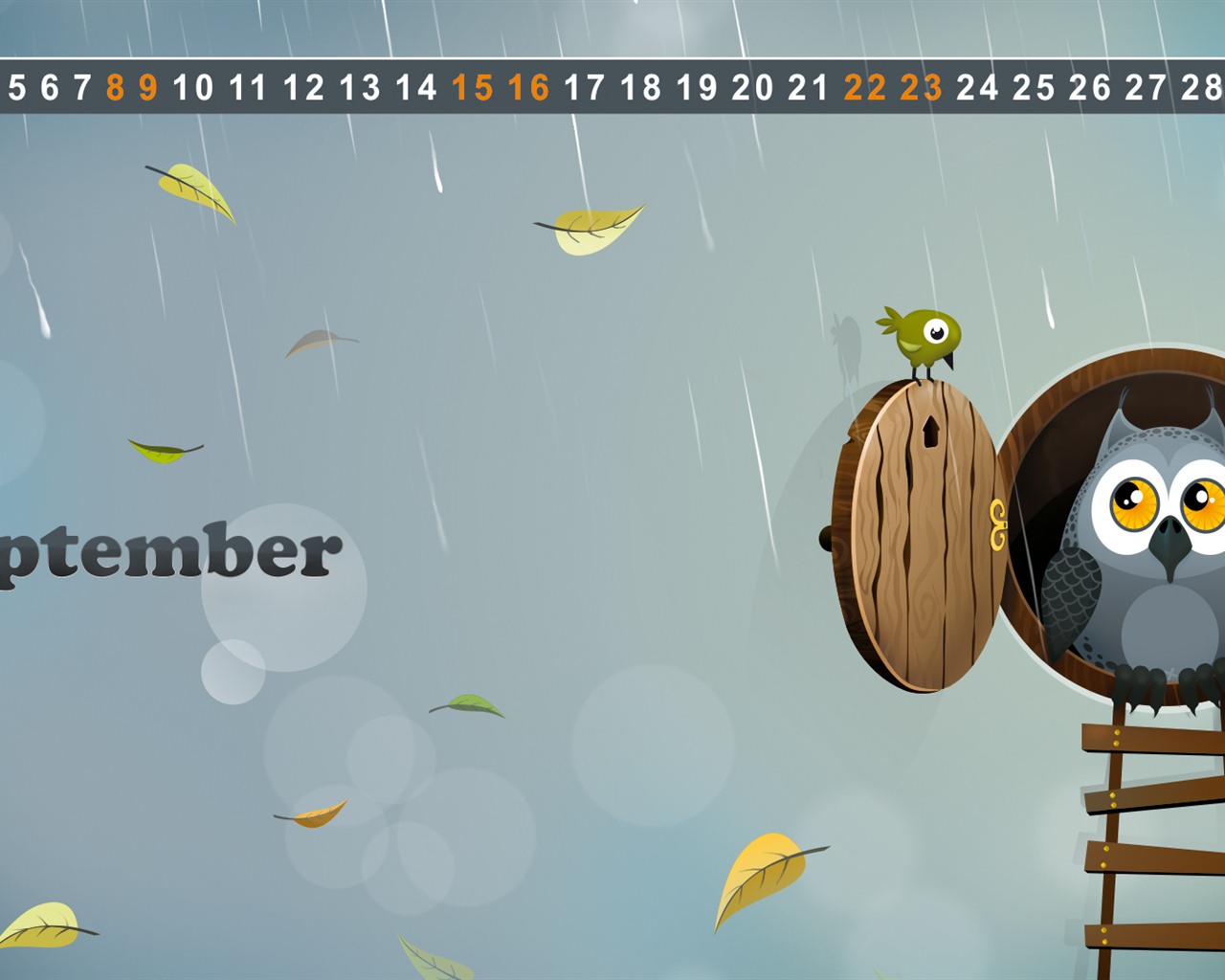 Сентябрь 2012 Календарь обои (1) #17 - 1280x1024