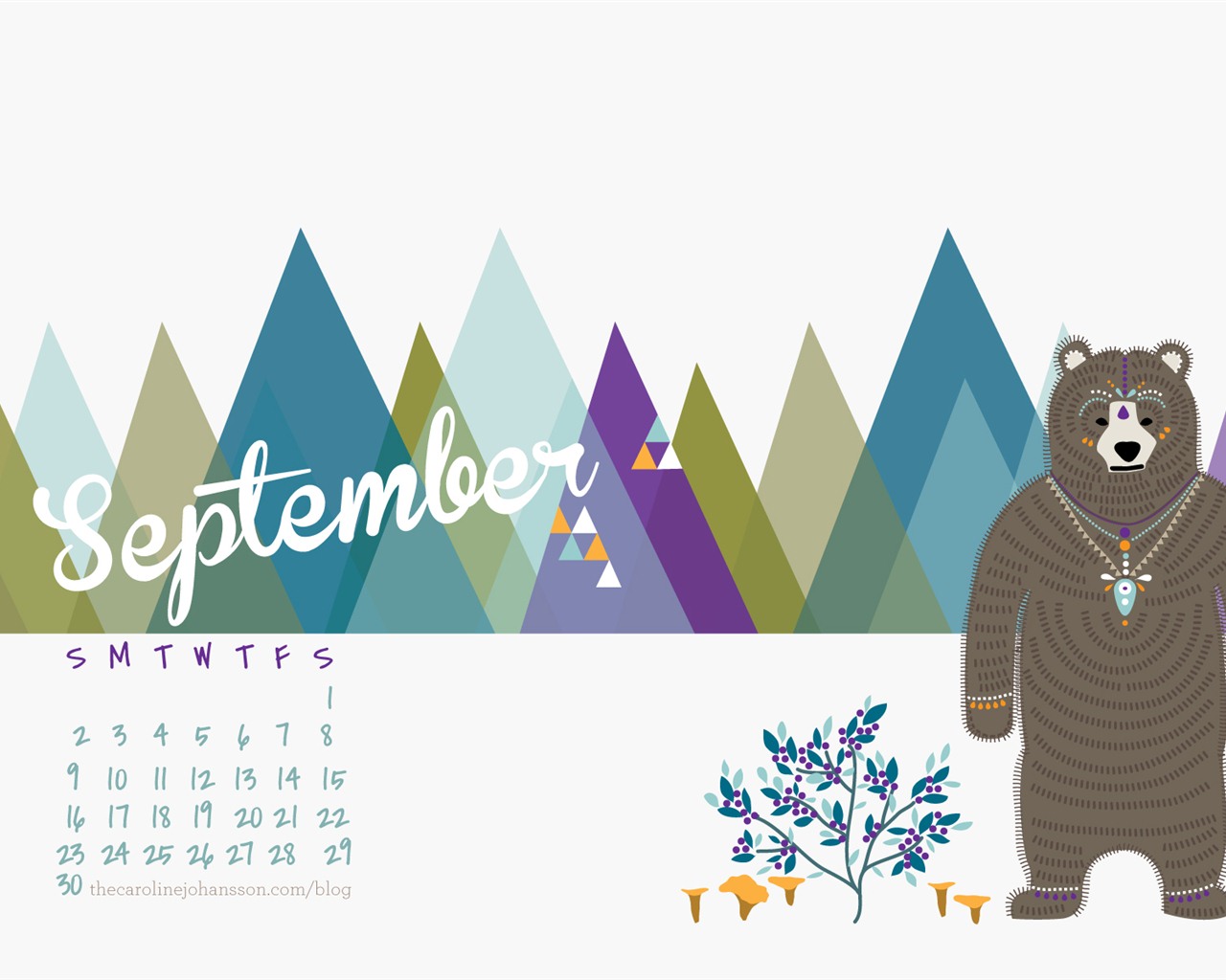 September 2012 Calendar wallpaper (2) #18 - 1280x1024