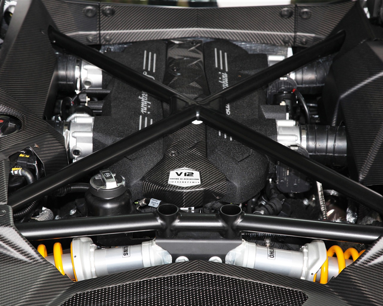 2012 람보르기니 Aventador LP700-4의 HD 배경 화면 #16 - 1280x1024