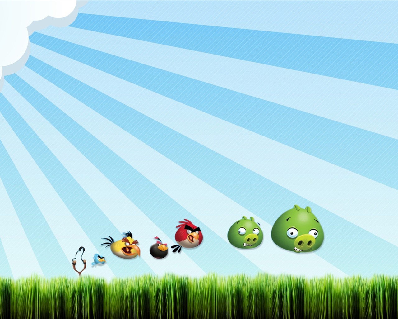 Angry Birds Game Wallpapers #4 - 1280x1024