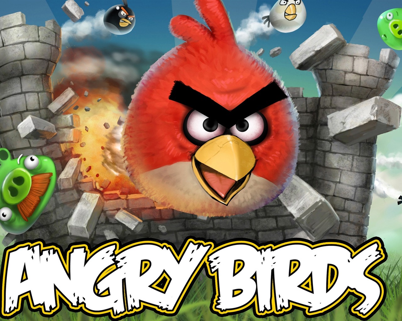 Angry Birds hra na plochu #15 - 1280x1024