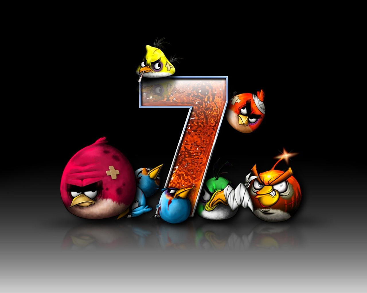 Angry Birds hra na plochu #17 - 1280x1024