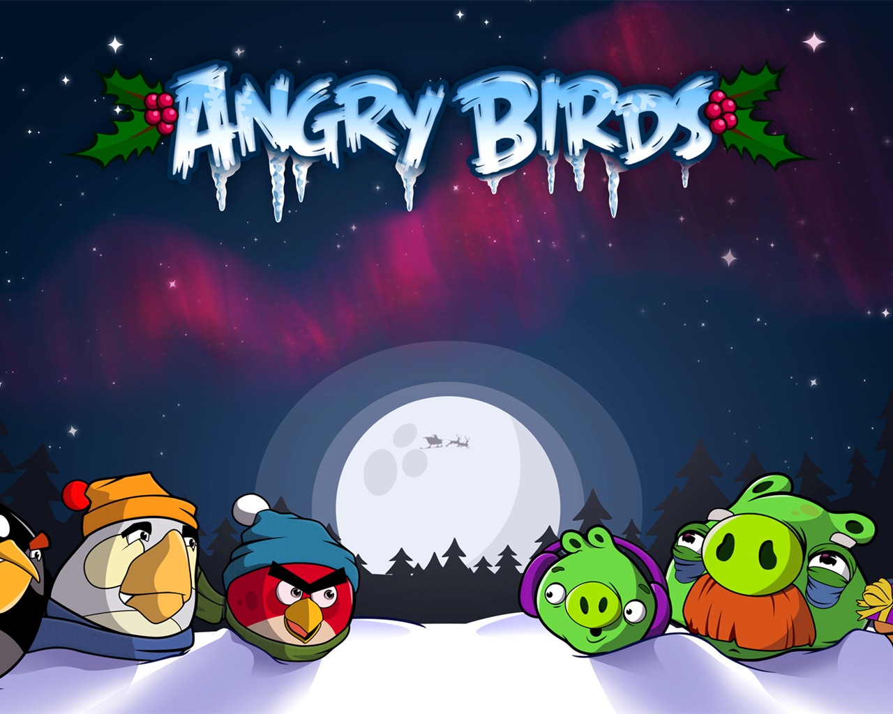 Angry Birds fonds d'écran de jeux #27 - 1280x1024