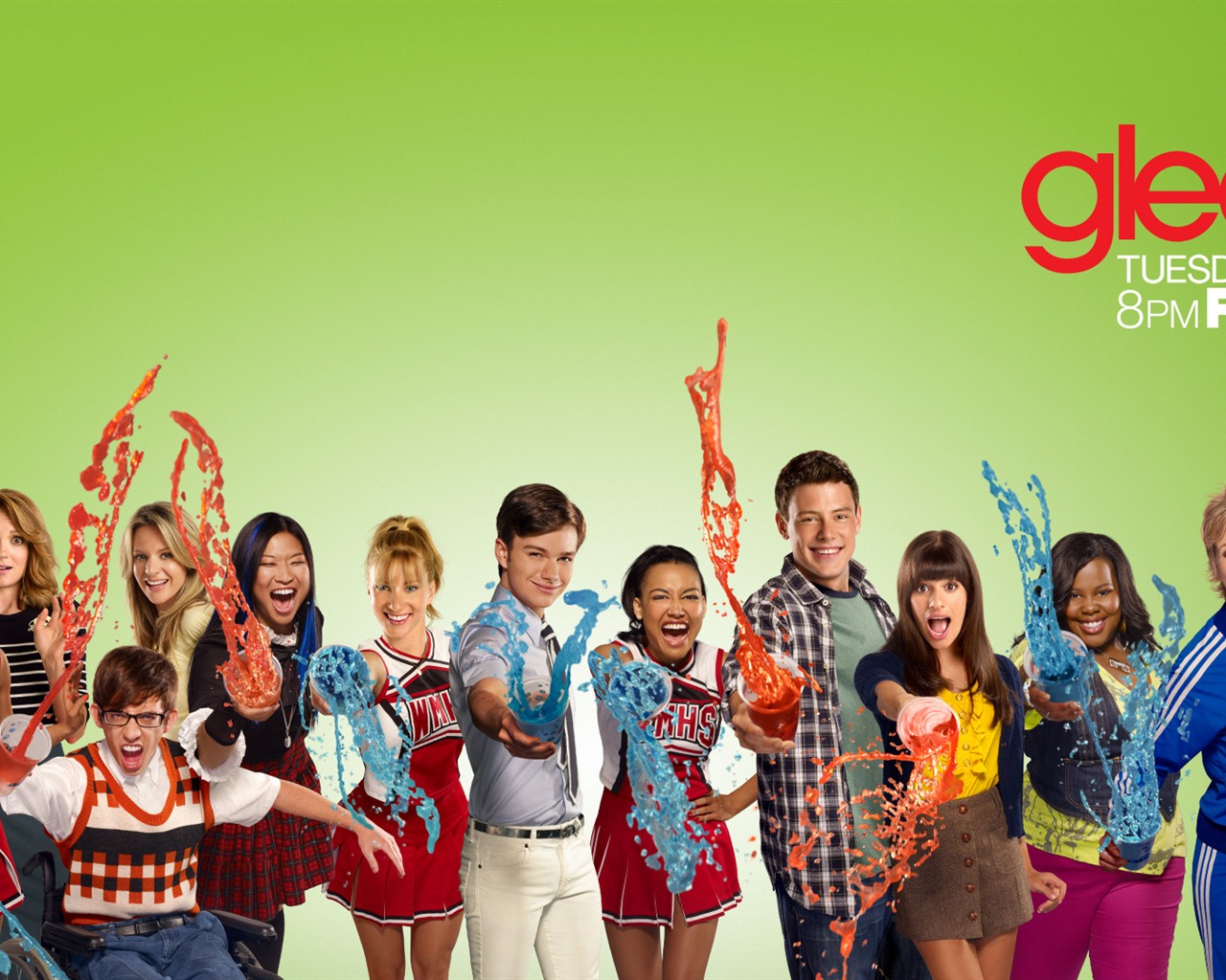 Glee TV Series HD обои #7 - 1280x1024