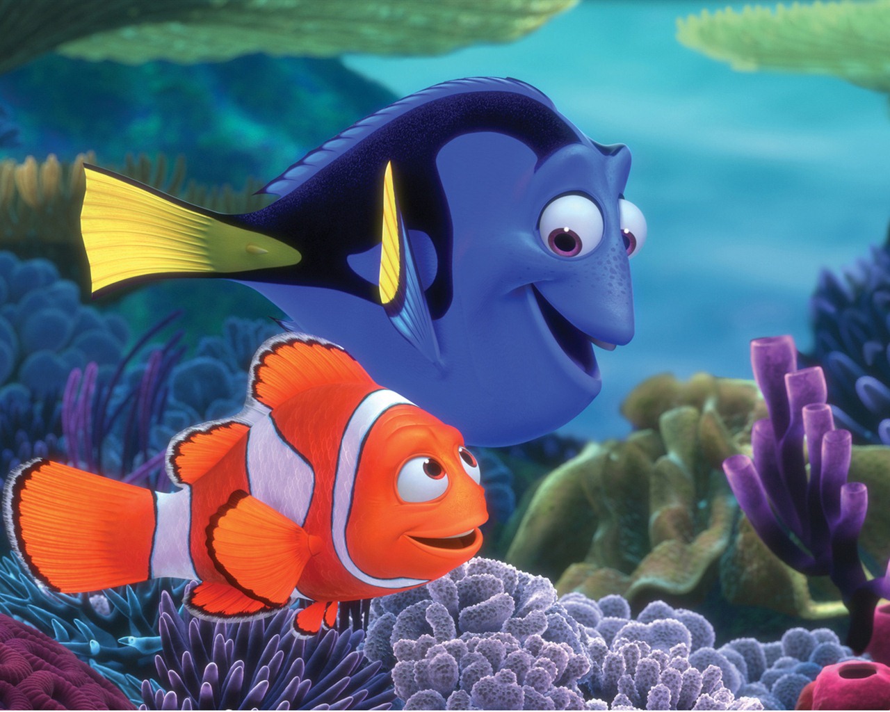Buscando a Nemo 3D 2012 HD fondos de pantalla #10 - 1280x1024