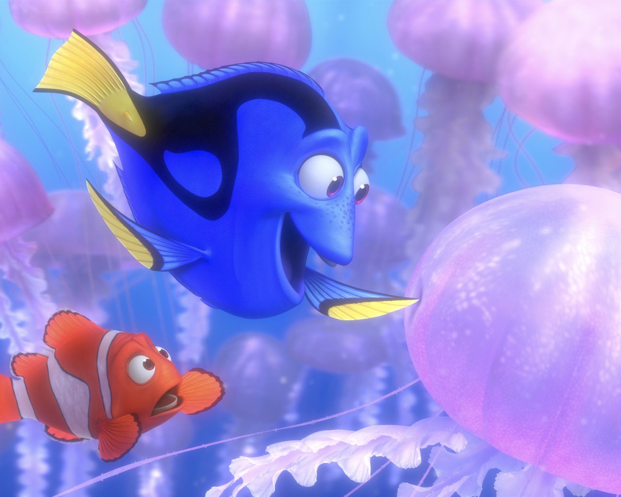 Buscando a Nemo 3D 2012 HD fondos de pantalla #14 - 1280x1024