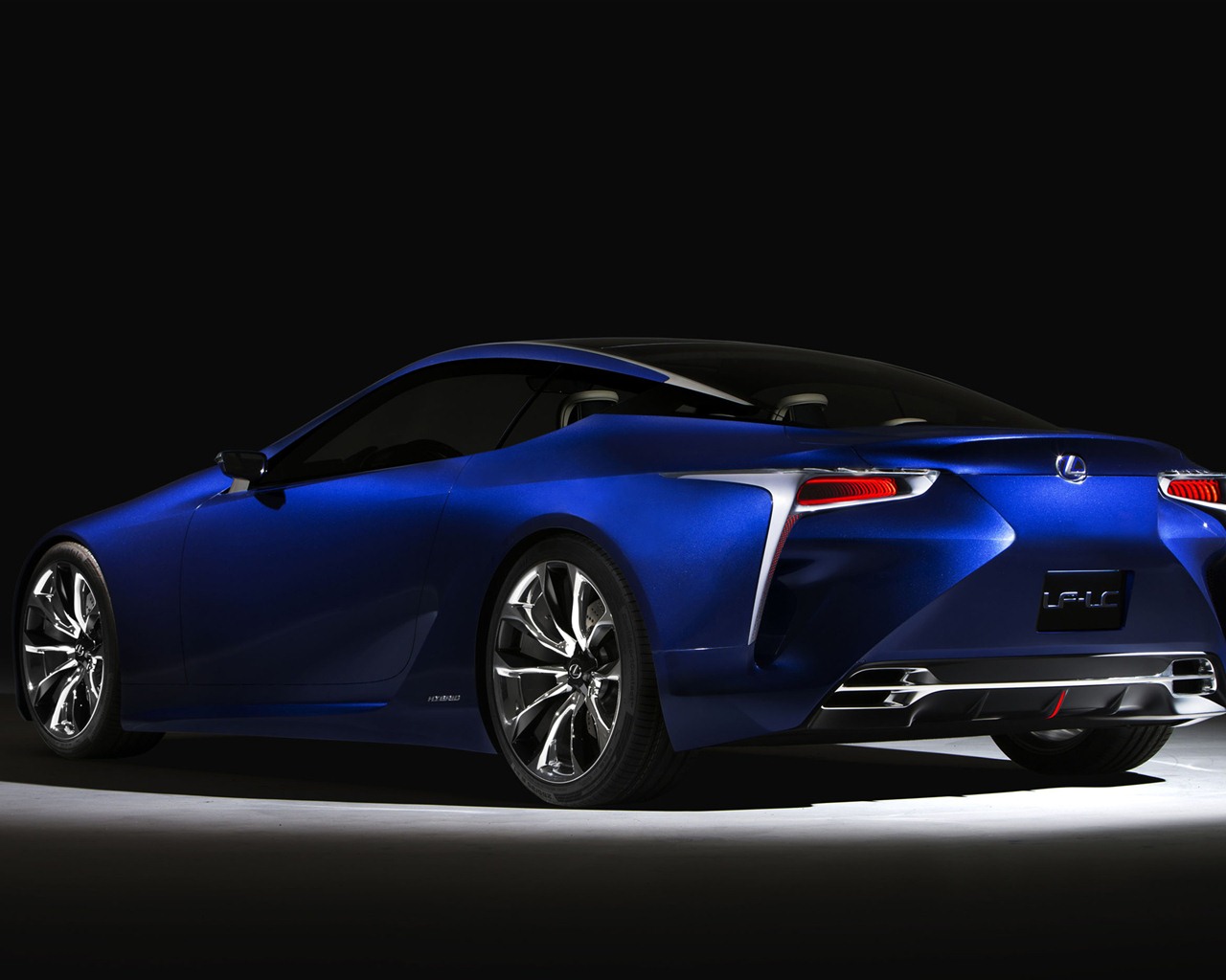 2012 Lexus LF-LC синий концепцию HD обои #9 - 1280x1024