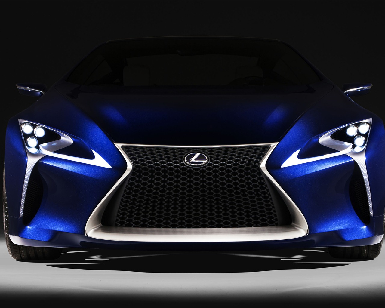 2012 Lexus LF-LC синий концепцию HD обои #10 - 1280x1024