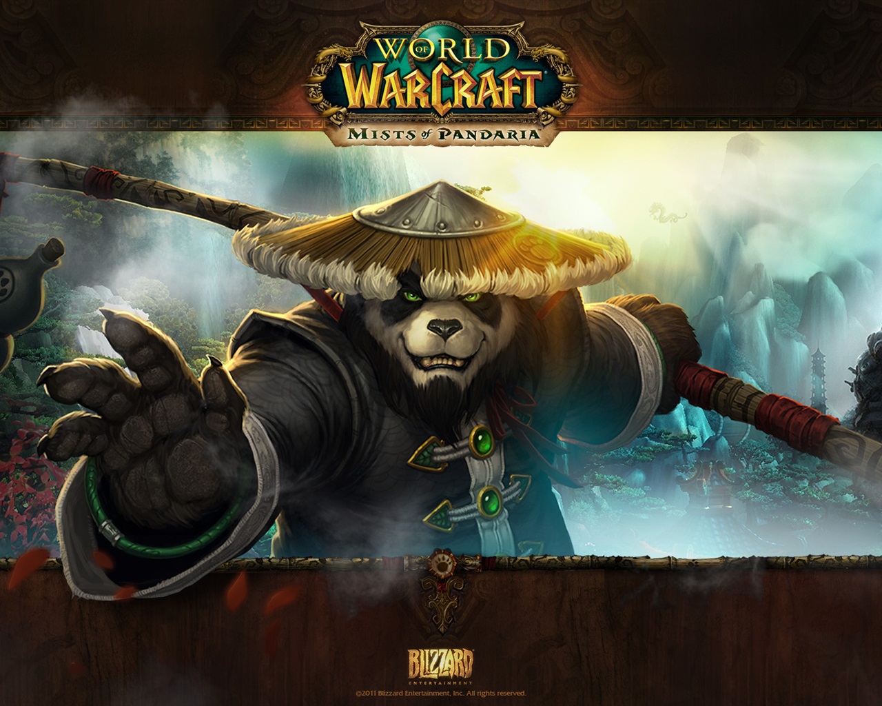 World of Warcraftの：Pandaria HDの壁紙のミスト #1 - 1280x1024