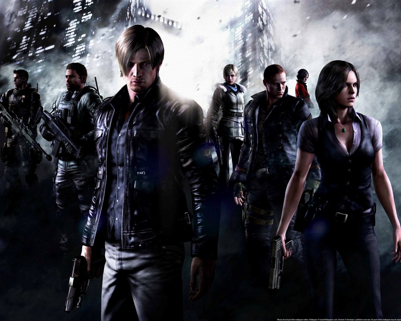 Resident Evil 6 обои HD игры #1 - 1280x1024