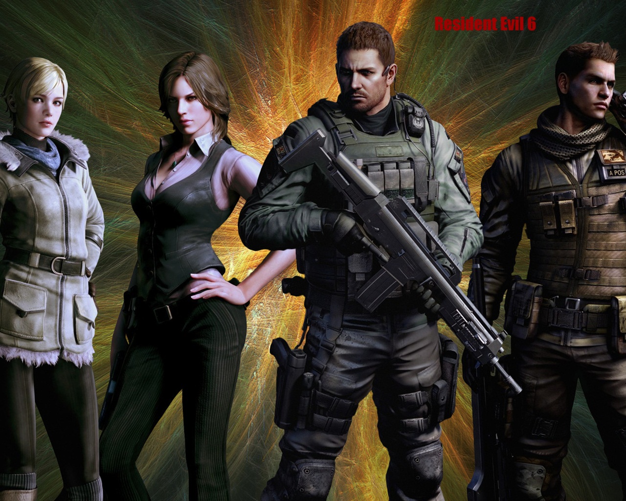 Resident Evil 6 生化危机6 高清游戏壁纸4 - 1280x1024