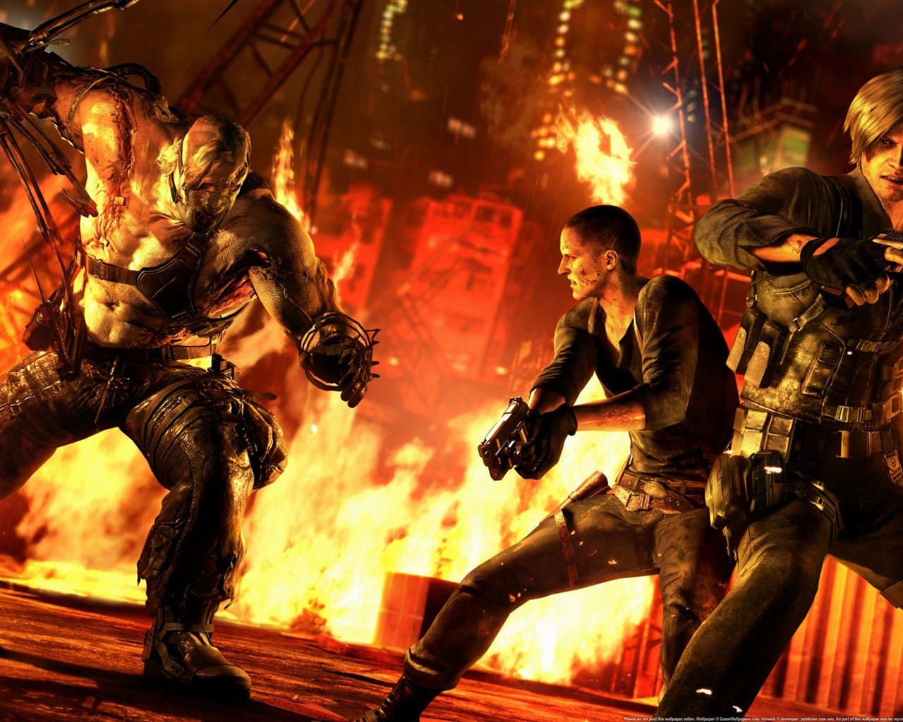 Resident Evil 6 обои HD игры #15 - 1280x1024