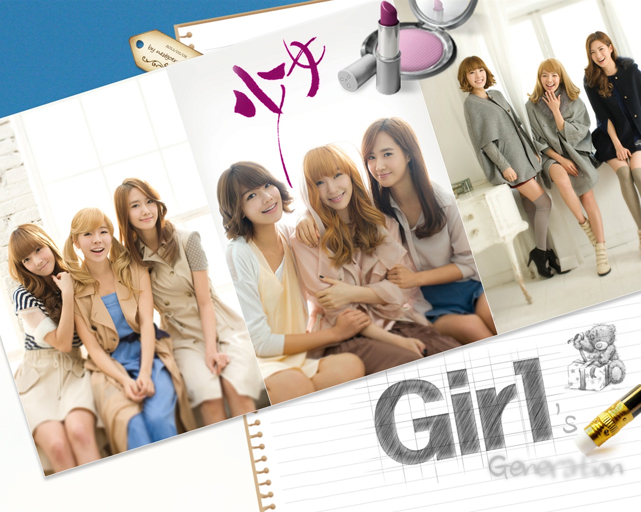 Generation Girls HD wallpapers dernière collection #11 - 1280x1024