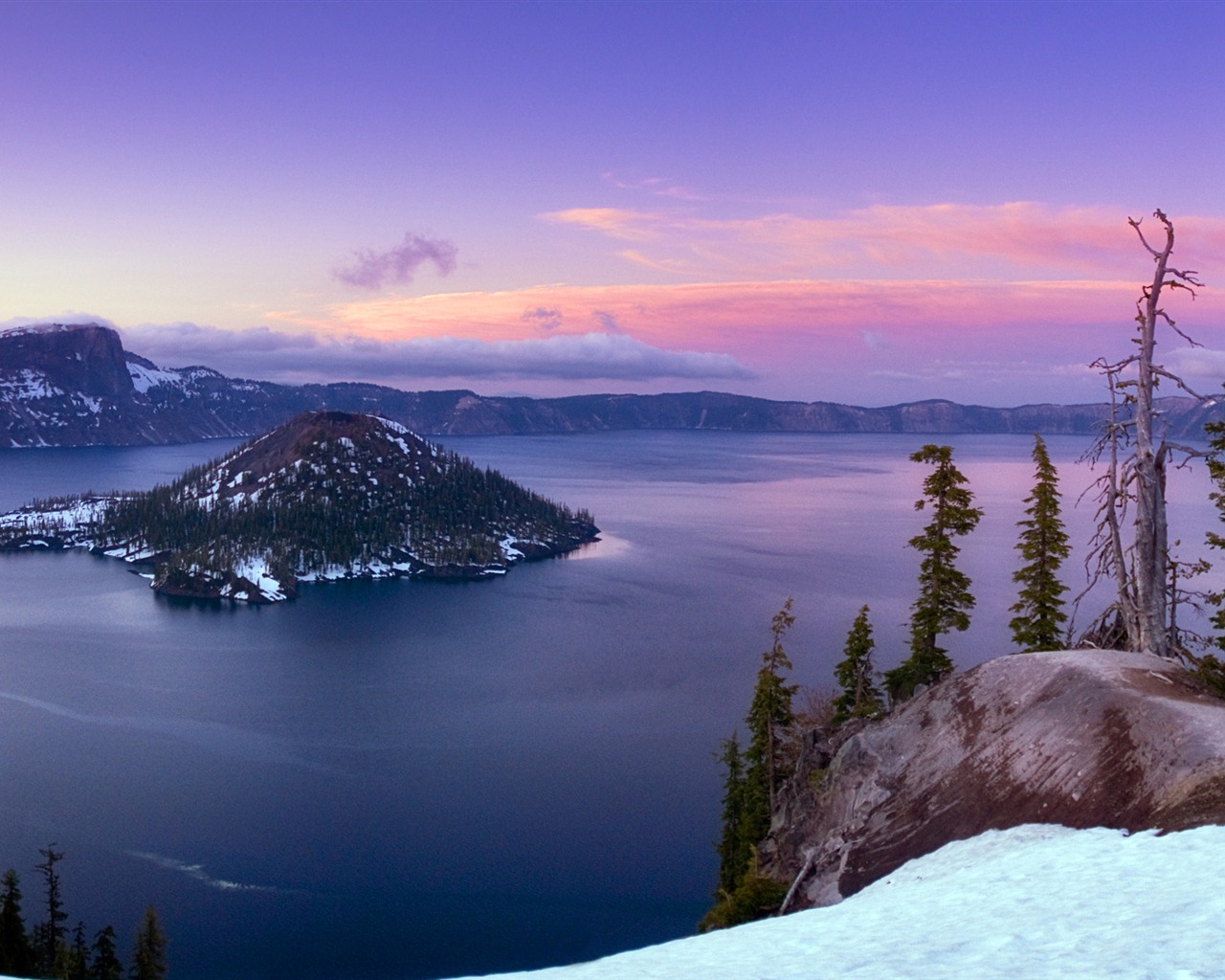 Windows 8 offiziellen Panorama Tapete, Wellen, Wälder, majestätische Berge #19 - 1280x1024