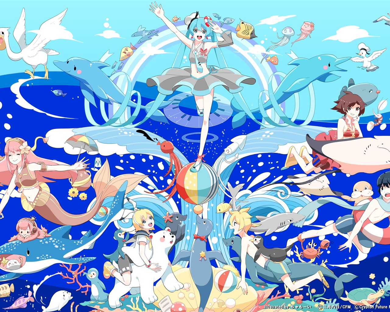 Hatsune Miku series wallpaper (5) #5 - 1280x1024