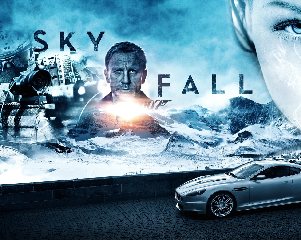 Skyfall 007의 HD 배경 화면 #21 - 1280x1024