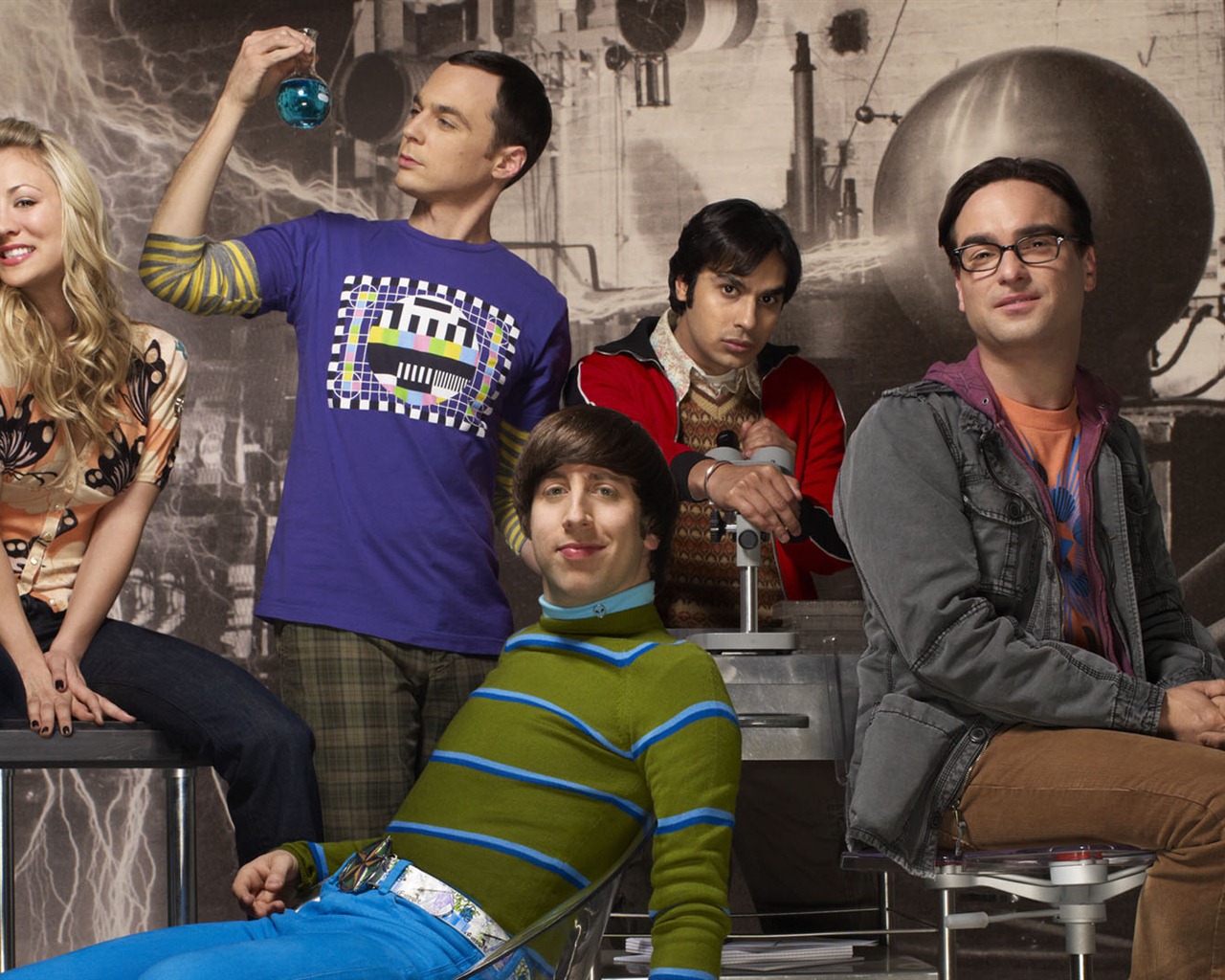 The Big Bang Theory 生活大爆炸 电视剧高清壁纸22 - 1280x1024