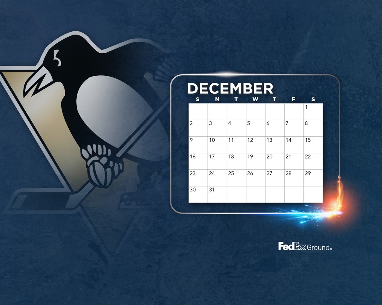 12 2012 Calendar fondo de pantalla (1) #2 - 1280x1024