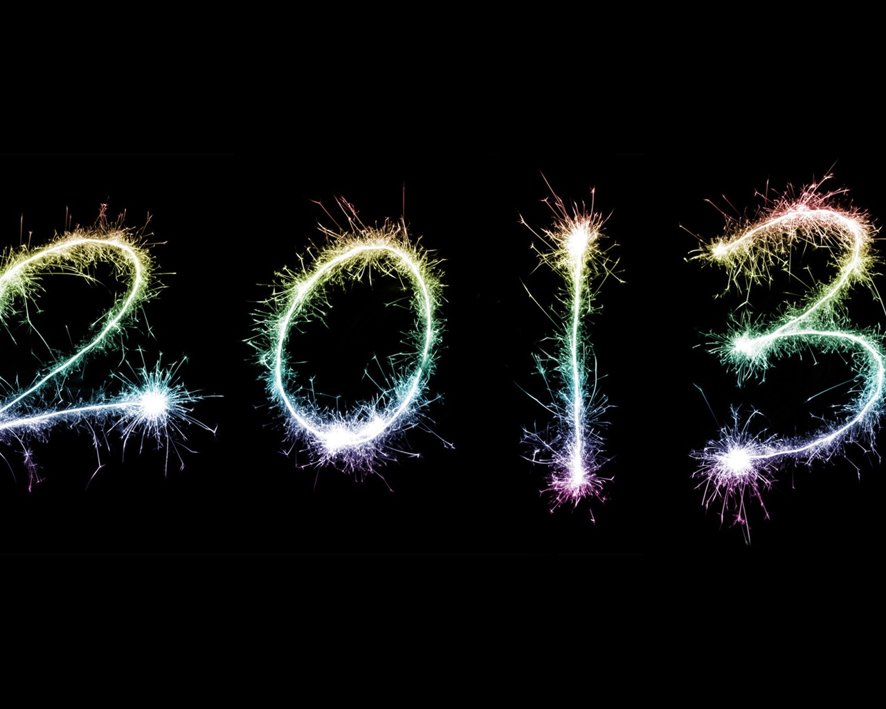 2013 Happy New Year HD обои #1 - 1280x1024