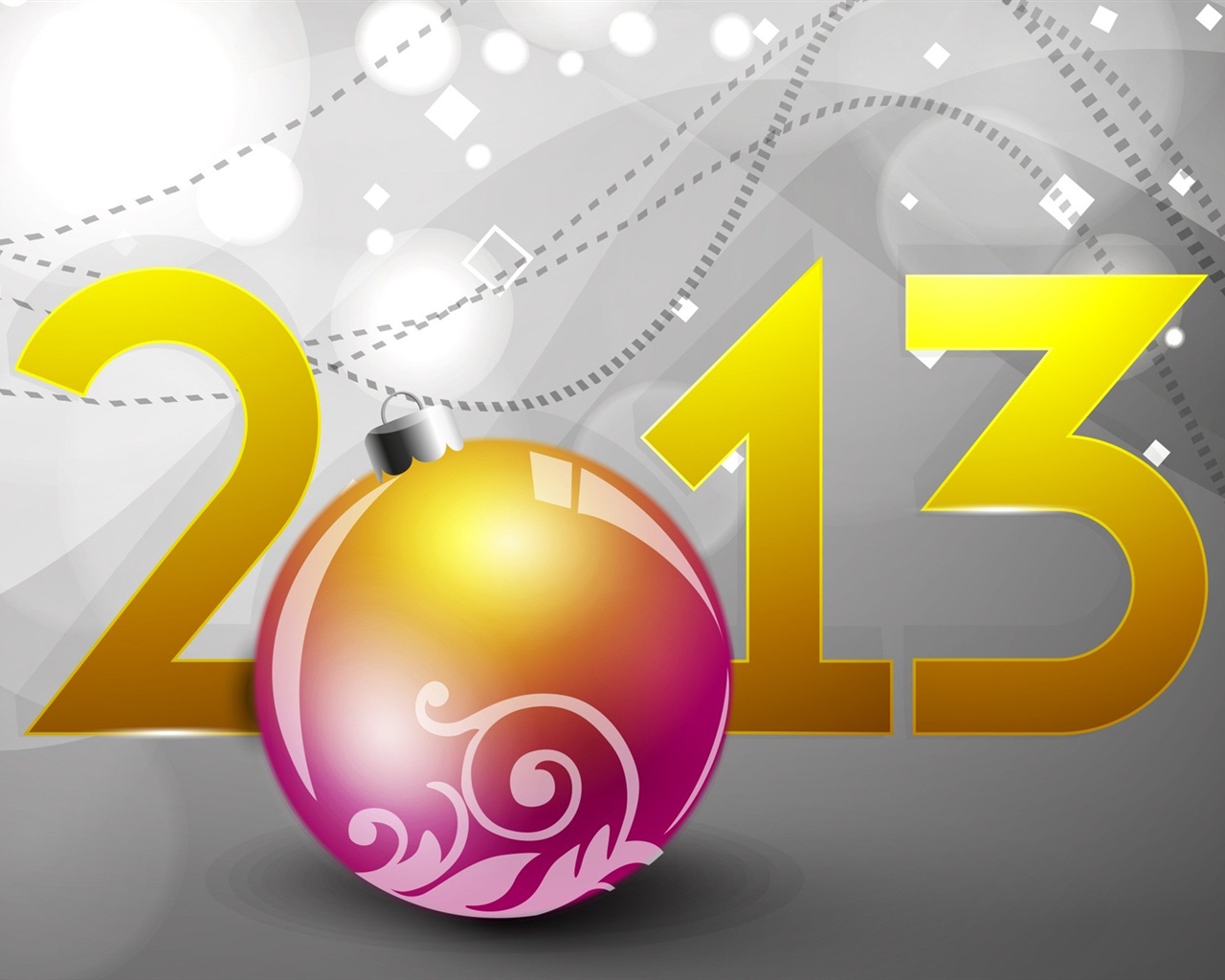 2013 Šťastný Nový Rok HD Tapety na plochu #4 - 1280x1024