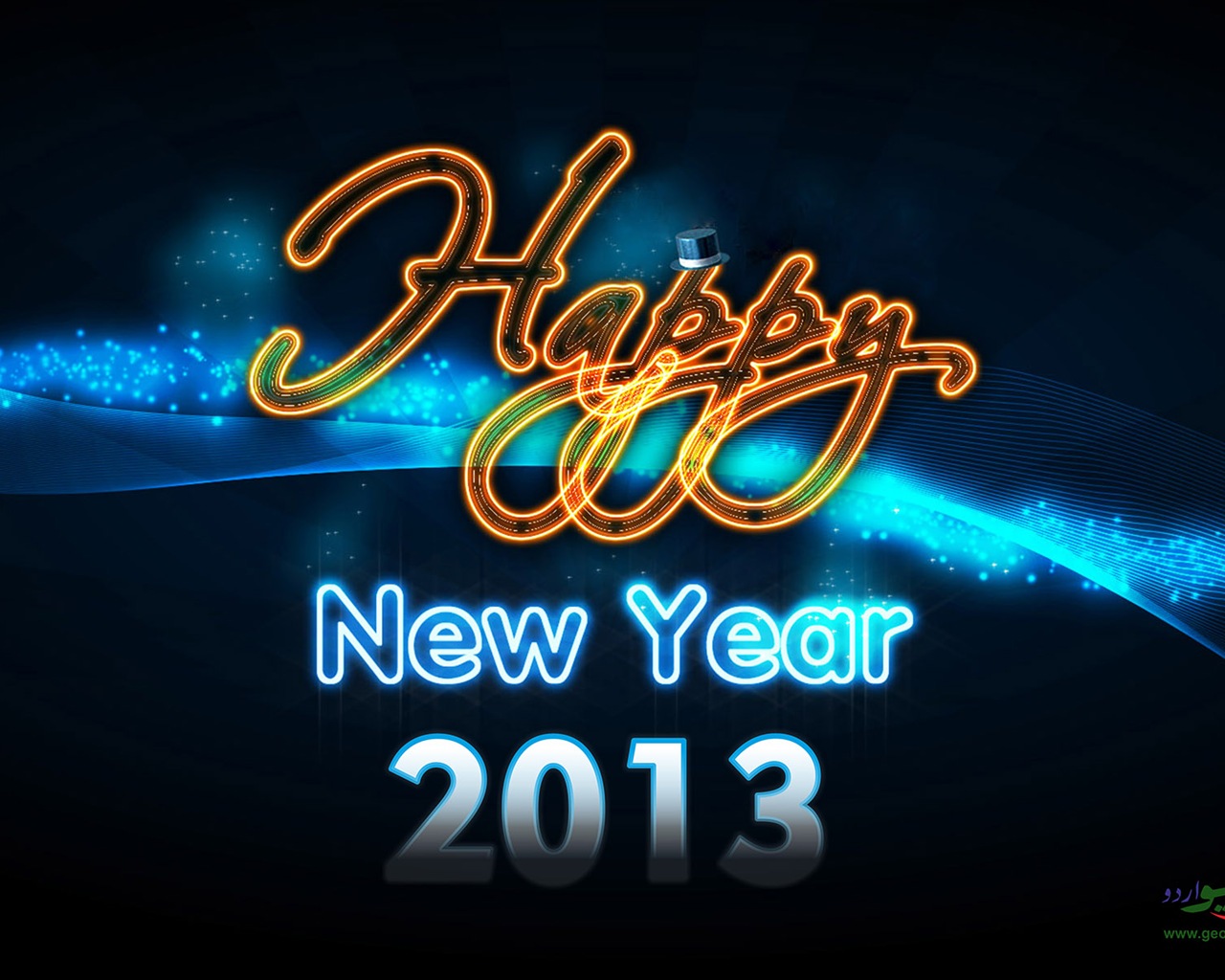2013 Happy New Year HD обои #17 - 1280x1024