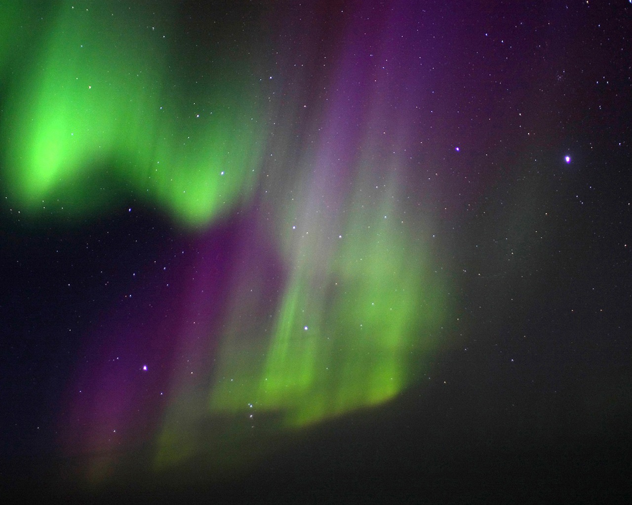 Природные чудеса Northern Lights HD обои (1) #15 - 1280x1024