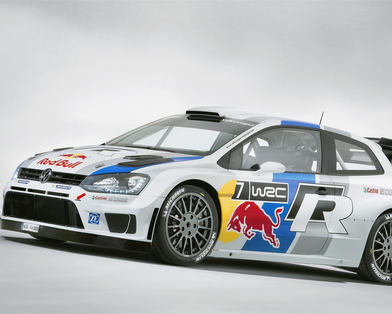 2013年フォルクスワーゲンポロR WRCのHDの壁紙 #1 - 1280x1024