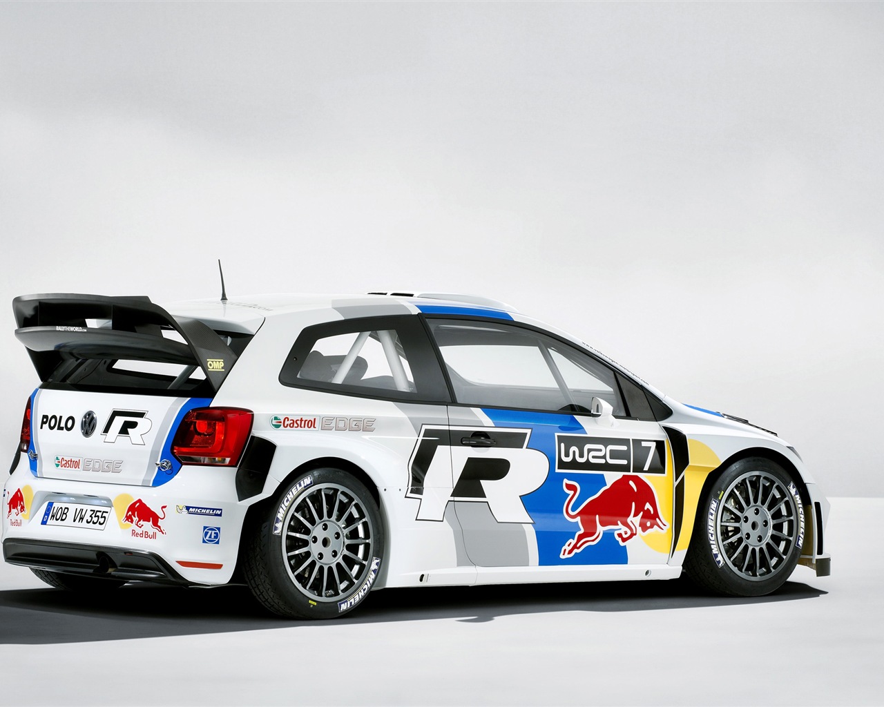 2013年フォルクスワーゲンポロR WRCのHDの壁紙 #3 - 1280x1024