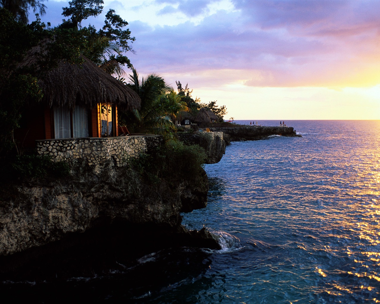 Windows 8 壁紙：加勒比海濱 #8 - 1280x1024