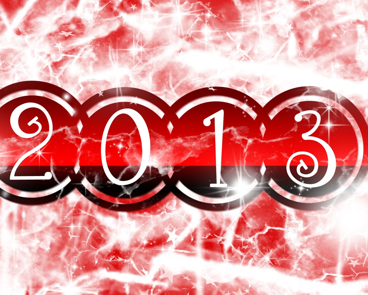 2013 Año Nuevo fondo de pantalla tema creativo (1) #3 - 1280x1024