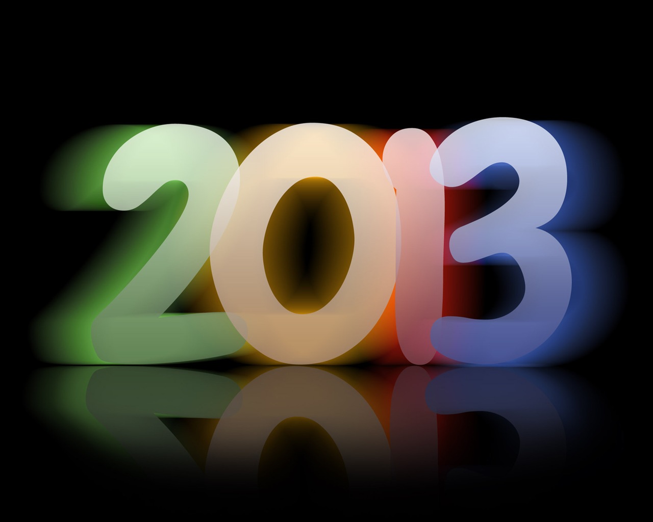 2013 Новый Год тема творческого обои (1) #8 - 1280x1024