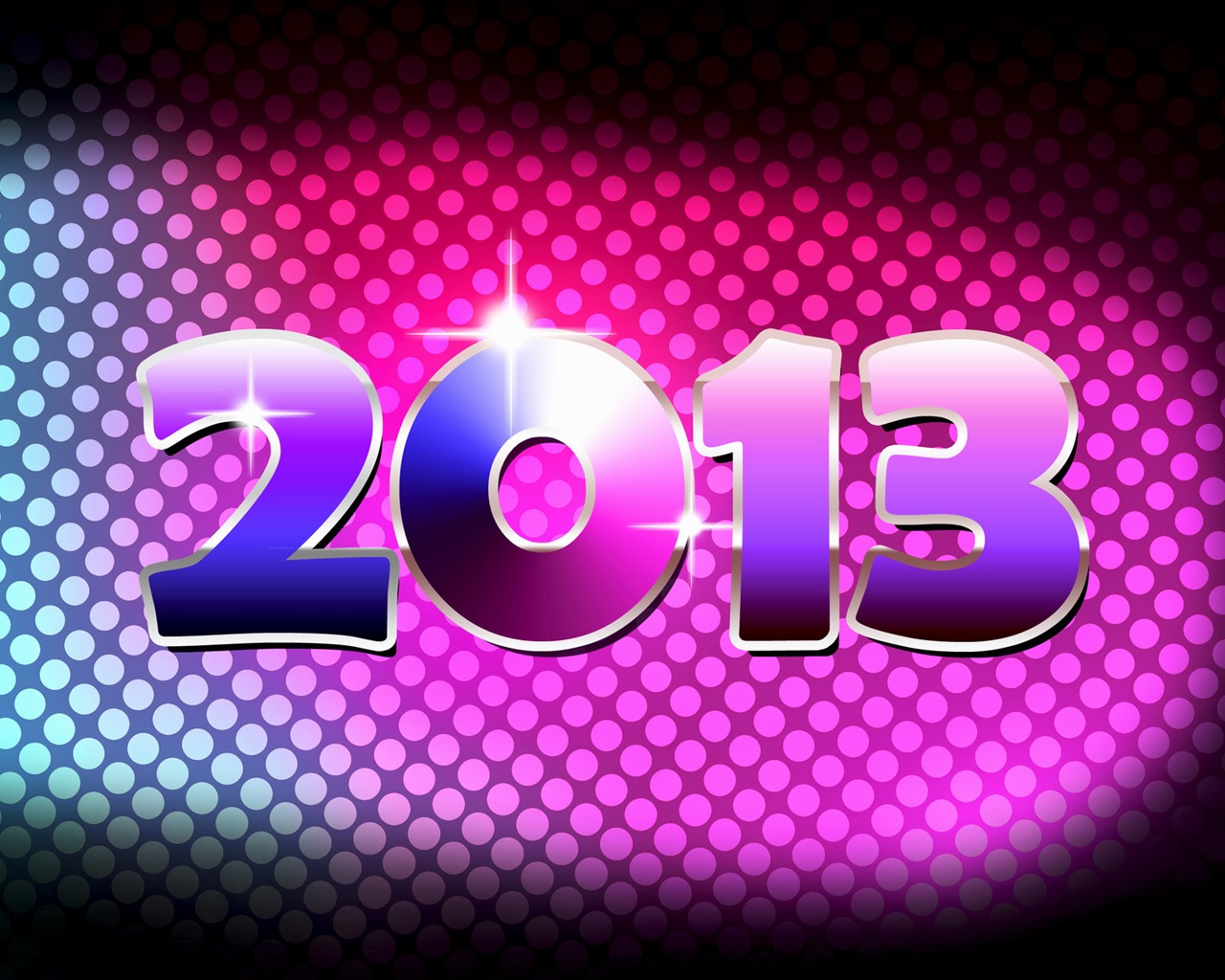 2013 Año Nuevo fondo de pantalla tema creativo (1) #9 - 1280x1024