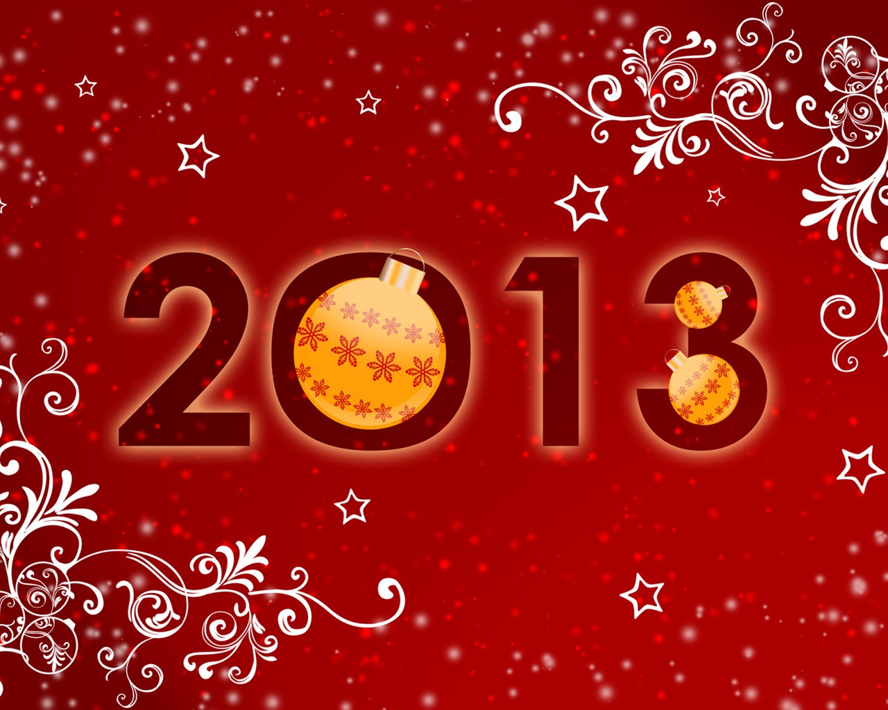 2013 Año Nuevo fondo de pantalla tema creativo (1) #13 - 1280x1024