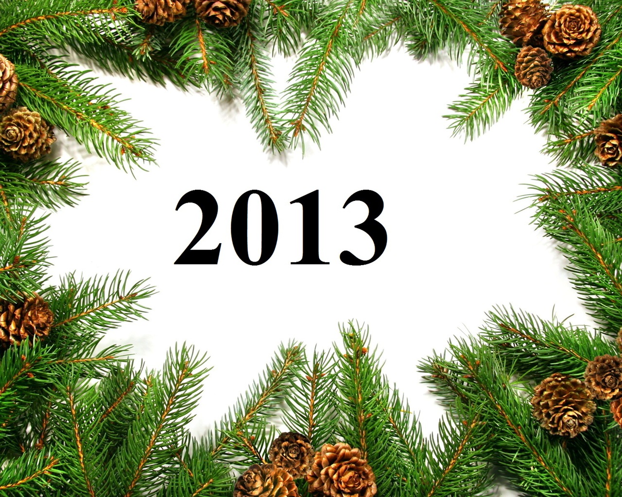 2013 New Year theme creative wallpaper(1) #20 - 1280x1024